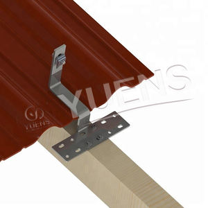 Yuens 태양열 설치 시스템 스테인레스 스틸 조정 가능한 타일 지붕 후크 느슨한 하드웨어 태양 전지 패널 장착 후크 감소 - Product Image 6