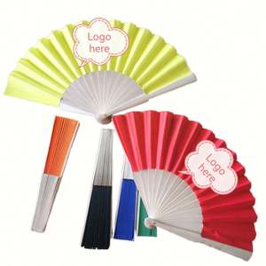 Éventail portable en bambou pour mariages, fêtes élégantes, décoration, artisanat, peinture, modèle, souvenir, publicité, Noël - Product Image 3