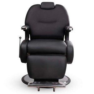 Sillón de Barbería Hidráulico de Lujo, Resistente y de Alta Calidad, con Rotación de 360 Grados, Asiento Ajustable en Altura, Tapizado en Cuero Sintético para Spa Moderno - Product Image 2