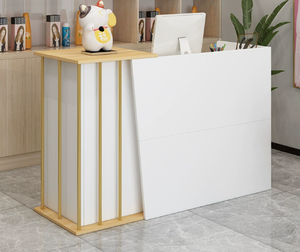 Corner cashier counter 2026 new model <b>small</b> restaurant front <b>desk</b> reception counter clothing store convenience store - Product Image 3