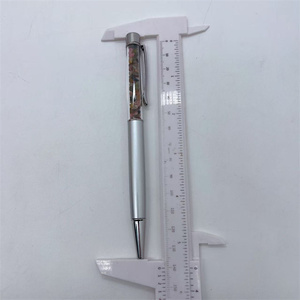 <span class=keywords><strong>Pietre</strong></span> <span class=keywords><strong>preziose</strong></span> di carv rosa oro argento metallo fatto a mano chips di cristallo artigianato multi colore di cristallo penna a sfera per il regalo - Product Image 3