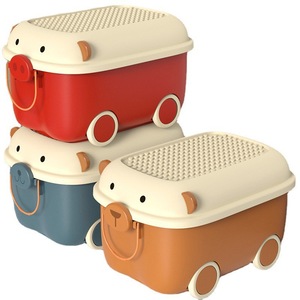 1pc Boîte de rangement pour blocs de construction avec compartiments, boîte  de rangement pour jouets, conteneurs