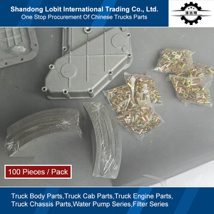 Sinotruk HOWO T5G T7H SITRAK C7H شاحنة MCP16 أجزاء محور محرك السيارة وسادة فرامل برشام بمسامير WG9231340068 - Product Image 4