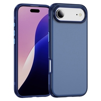 Pour iPhone 17 Air Luxury Matte tpu + pc antichoc étui de téléphone portable étuis de couverture arrière résistants aux rayures