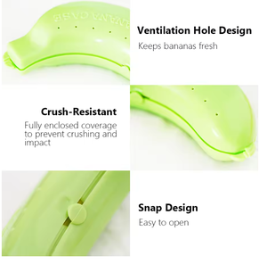 Boîte de rangement de <span class=keywords><strong>banane</strong></span> mignonne <span class=keywords><strong>Outils</strong></span> de fruits et légumes de voyage en plein air Conteneur de protection pour voyage Déjeuner Fruits Support de rangement pratique - Product Image 4