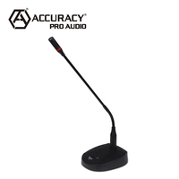 Precisión Pro Audio D22 profesional cuello de cisne soporte de mesa micrófono