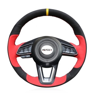 Cubierta de <span class=keywords><strong>volante</strong></span> <span class=keywords><strong>para</strong></span> <span class=keywords><strong>Mazda</strong></span> <span class=keywords><strong>3</strong></span> <span class=keywords><strong>Mazda</strong></span> Axela 6 Atenza CX-<span class=keywords><strong>3</strong></span> 2018-2019 CX-5 2017-2019 CX-9 Toyota Yaris () precio al por mayor - Product Image 3