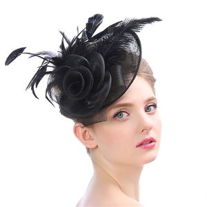 Accesorios para el cabello de mujer: Pasadores, fascinators para sombreros de boda, velos de novia, diademas elegantes, pinzas para el cabello con flores, malla y plumas - Product Image 1