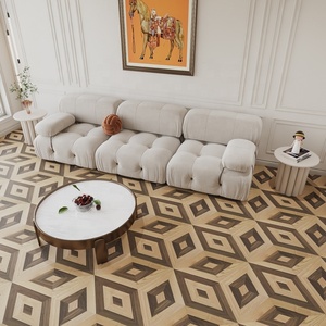 Plancher en bois d'ingénierie multicouche assemblé en parallélogramme à double orthographe, 100% chêne blanc européen - Product Image 6