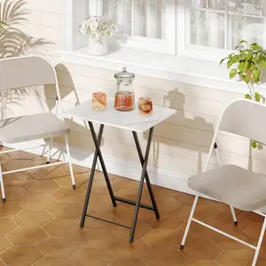 Wholesale Folding TV Tray Table Foldable Side End Table Small Sofa Snack Coffee Table For Living Room Bedroom