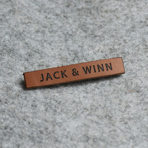 Etiquetas Rectangulares de Cuero <span class=keywords><strong>PU</strong></span> Lavables y Ecológicas con Orificios para Manualidades en Prendas, Bolsos, Zapatos, Apliques y Etiquetas en Relieve - Product Image 6