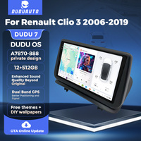 MEKEDE DUDU7 autoradio Car-play Auto 2k écran 12 + 512G Android nouveau système pour Renault Clio3 2006-2019