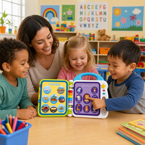 Libro de Palabras Táctiles y Educativas para Niños, Juguete de Aprendizaje de Inglés, 108 Palabras, 12 Temas, Libro Sonoro, Educación Temprana, Regalo Educativo - Product Image 5