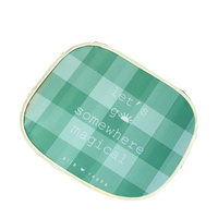 Pare-soleil de fenêtre latérale de voiture avec LOGO, maille d'écran pour fenêtre latérale de voiture, pare-soleil de voiture, vente en gros