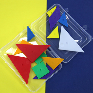 Nouvelles ressources pédagogiques en bois conformes aux normes du programme scolaire : Tangram, jeu de puzzle pour le développement du cerveau droit des enfants, école primaire - Product Image 5