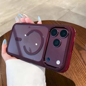 เคสใสแม่เหล็กสำหรับชาร์จไร้สาย iPhone 18 17 16 15 14 Pro Max  วัสดุอะคริลิกใสแบบไฮบริด พร้อมขอบกันกระแทก PC - Product Image 1