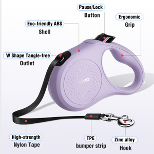 XCHO nuevo precio bajo precio de fábrica OEM 360 Tanglefree extensible retract <span class=keywords><strong>Dog</strong></span> <span class=keywords><strong>Lead</strong></span> <span class=keywords><strong>5M</strong></span> correa retráctil automática para perros - Product Image 2