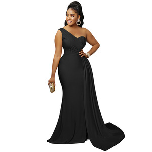 Abiti Eleganti di Marca di Alta Qualità per Donne, Sexy e Casual, Stile Celebrità, Vestiti Neri con Spalle Scoperte, Eleganti Abiti da <span class=keywords><strong>Sera</strong></span> - Product Image 2