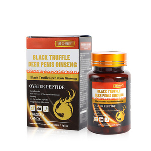 OEM Private Label Black Truffle <strong>Ginseng</strong> Deer Antler Male Enhancement Energy Tablets Natural Immune Support Fertility 60 <strong>Caps</strong> - Product Image 4