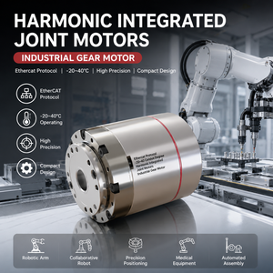 โปรโตคอล Ethercat -20-40 องศาเซลเซียส มอเตอร์แบบรวมข้อต่อในตัว มอเตอร์เกียร์อุตสาหกรรม - Product Image 1