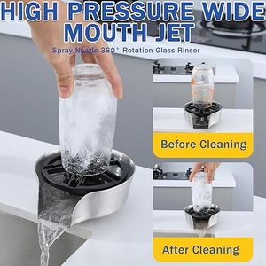360 °   Lavador de Vasos de Acero Inoxidable 304 de Alta Presión con Boquilla Giratoria y Diseño Extraíble para Fregadero de Cocina o <span class=keywords><strong>Bar</strong></span> - Product Image 4