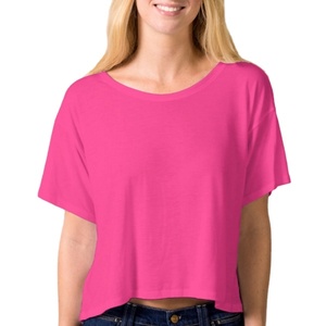 High Quality women clothing modern style crop <b>top</b> t shirts new arrival wholesale blank t shirts - Product Image 1