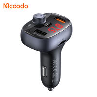 Chargeur de voiture Mcdodo 595 72W 2A1C avec émetteur FM, charge rapide PD3.0, musique sans fil/USB/TF, charge sécurisée pour une conduite intelligente