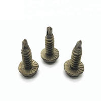 Tornillos Autoperforantes de Cabeza Hexagonal con Punta de Perforación, Acero Plateado, OEM Personalizado para Techos Metálicos y Estructuras de Acero