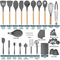 Outils de cuisine de haute qualité gadgets accessoires ustensiles de cuisine en silicone ustensiles de cuisine en silicone ustensiles de cuisine en silicone