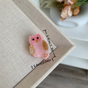 Mini dễ thương Acetate <span class=keywords><strong>Owl</strong></span> điêu khắc nối tóc Claw <span class=keywords><strong>Clip</strong></span> Chất lượng cao 3.3cm tóc động vật <span class=keywords><strong>clip</strong></span> cho phụ nữ - Product Image 6