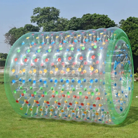 Prix de gros ballon gonflable à bille roulante pour jeu d'eau ballons roulants gonflables à vendre