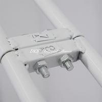 Support de présentation de fleurs en métal courbé personnalisé, cadre de toile de fond pour scène de mariage, décoration de fond de scène, marque DKB, livraison rapide