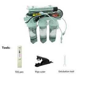 Lâmpada de armazenamento purificador de água, purificador uv, montado na parede, purificador ionizador, máquina purificadora de água ro para uso comercial