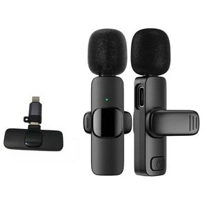 F11 Micrófono K9 Lavalier Micrófono inalámbrico para Vlogger Cuello de solapa Microfono Lavalie Micro Tie Cravate Sans Fil Tipo C Mic Android - Product Image 2