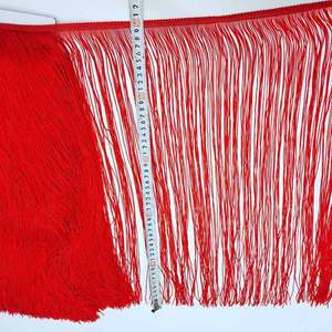 <span class=keywords><strong>Frange</strong></span> en dentelle à pampilles de 50-100 cm de long pour rideaux et décoration DIY, modèle D-00050 - Product Image 2