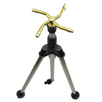 Aspersor giratorio automático de latón de 2/3/4 brazos con rotación de 360 grados para riego de jardín y césped