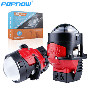 Faros Delanteros Bi-LED Universales de 2.5 Pulgadas, Luces de Proyector LED Láser Duales, Luces Altas y Bajas, Lentes Bi-LED - Product Image 2