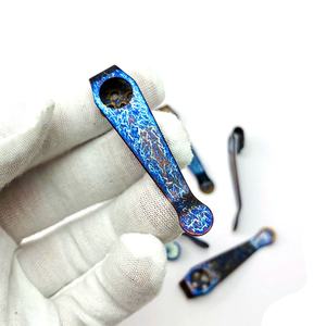 ไทเทเนียม Spider C81 คลิปหลัง ใบมีดไทเทเนียม คลิปหลังสําหรับ <span class=keywords><strong>Spyderco</strong></span> กองทัพ 2 - Product Image 1