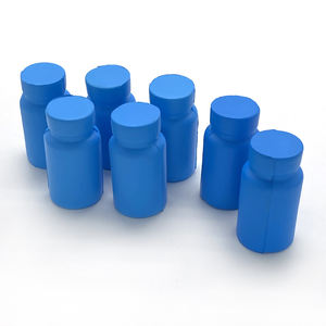 צעצועי לחץ בצורת בקבוק תרופות כחול לקידום מכירות, צבע לוגו מותאם אישית, צעצועי הרגעת ידיים בצורת בקבוק בית חולים - Product Image 4