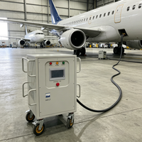 Équipement de support au sol pour avions, 216 kW, triphasé, 50/60 Hz, monté sur remorque, AC-DC GPU 0-270 V DC 800 A, pour l'industrie de l'aviation