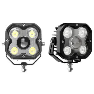 Luz de trabajo antiniebla para coche y camión, parachoques de vehículo de Color blanco y amarillo, doble Color, 4x4, auxiliar, 3 pulgadas, mini luz Led de conducción