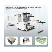 Máquina de envoltura retráctil automática para productos cilíndricos, RX-750, película de PE de túnel retráctil