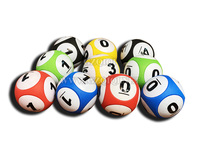 Boules de loto pour jeux de loterie et de bingo