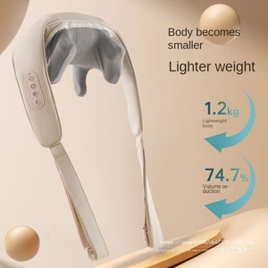 Masajeador automático de cuello y hombros con amasamiento para músculos cervicales y trapezius BP-JT706B CN GUA - Product Image 3