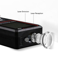 ALDM03 Distancemètre laser numérique portable de qualité industrielle bon marché de 100m avec écran LCD