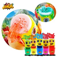 Jouets en plastique tendance TikTok en gros, sachets à presser, bonbons liquides, contenu de jus de fruits inférieur à 50%, certifiés halal, pour enfants
