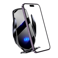 Support de Voiture Stable pour Navigation avec Chargeur Sans Fil Type-C 15W à Fixation Automatique pour Grille d'Aération – Vente en Gros