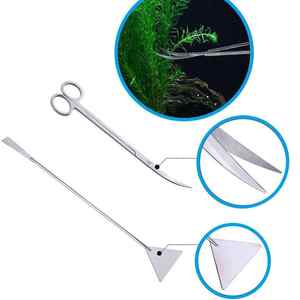 Premium 4-delige Roestvrijstalen Aquariumplant Toolkit Perfecte Aquascape-Benodigdheden Voor Het Reinigen Van Aquaria Voor Liefhebbers In De Woonkamer - Product Image 3