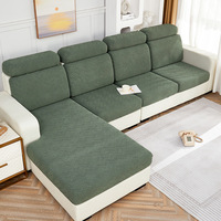 Housse de canapé en tissu extensible moderne quatre saisons pour canapés sectionnels 1 à 4 places, lavable, textile de maison