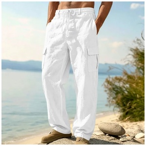 <span class=keywords><strong>Pantalones</strong></span> de <span class=keywords><strong>Trabajo</strong></span> de Pierna Recta para <span class=keywords><strong>Hombre</strong></span>, Talla Grande, Transpirables, de Corte Holgado, Color Sólido, con Múltiples Bolsillos para Uso en Exteriores en Todas las Estaciones - Product Image 2
